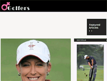 Tablet Screenshot of chickgolfers.com